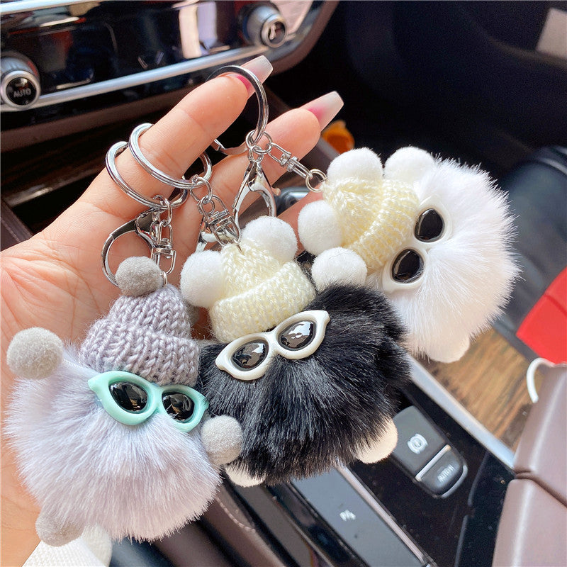 Fur Ball Doll Keychain