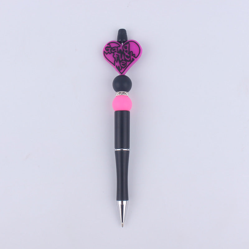 Cartoon Silicone Bead Pens