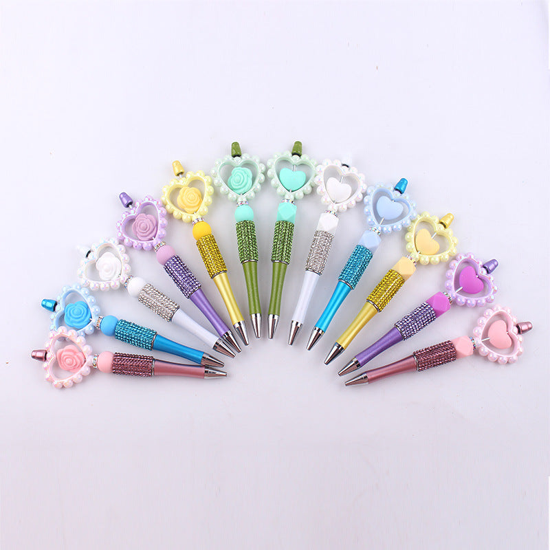 Beaded Pens Cartoon Silicone Beaded Pen