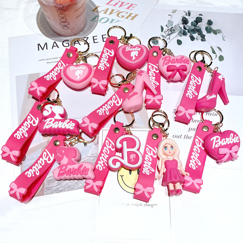 Pink Cute Keychain Creative Keychain