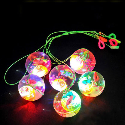 Glitter Plastic Jumping Ball
