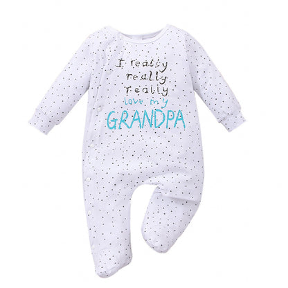 White long sleeved printed BODYSUIT