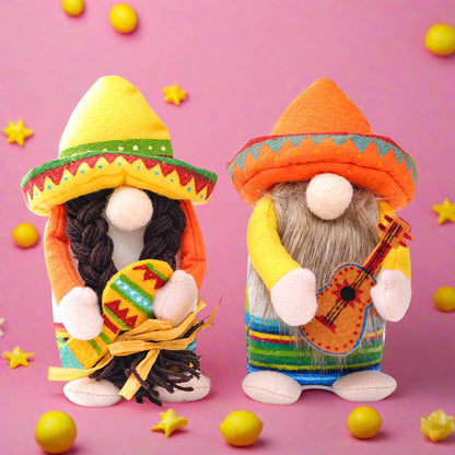 Carnival Mexican Sombrero Faceless Doll Doll