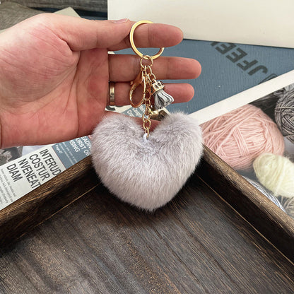 Tassel Love Plush Keychains
