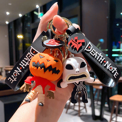 Halloween Pumpkin Man Skull Cartoon Creative Keychain