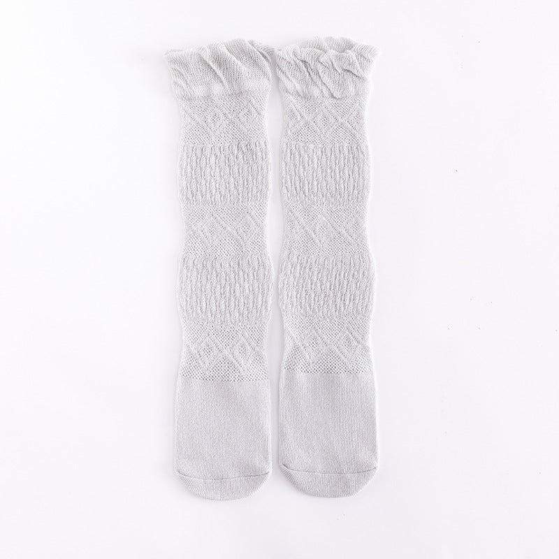 Wholesale Children Cotton Summer Mesh Socks Thin Mosquito Socks