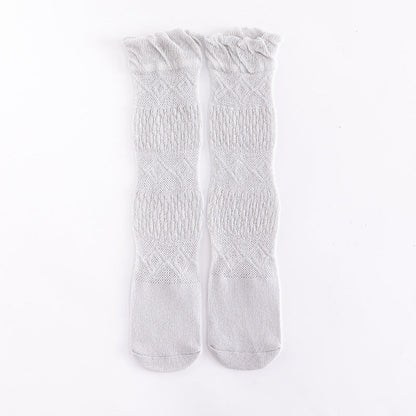 Wholesale Children Cotton Summer Mesh Socks Thin Mosquito Socks