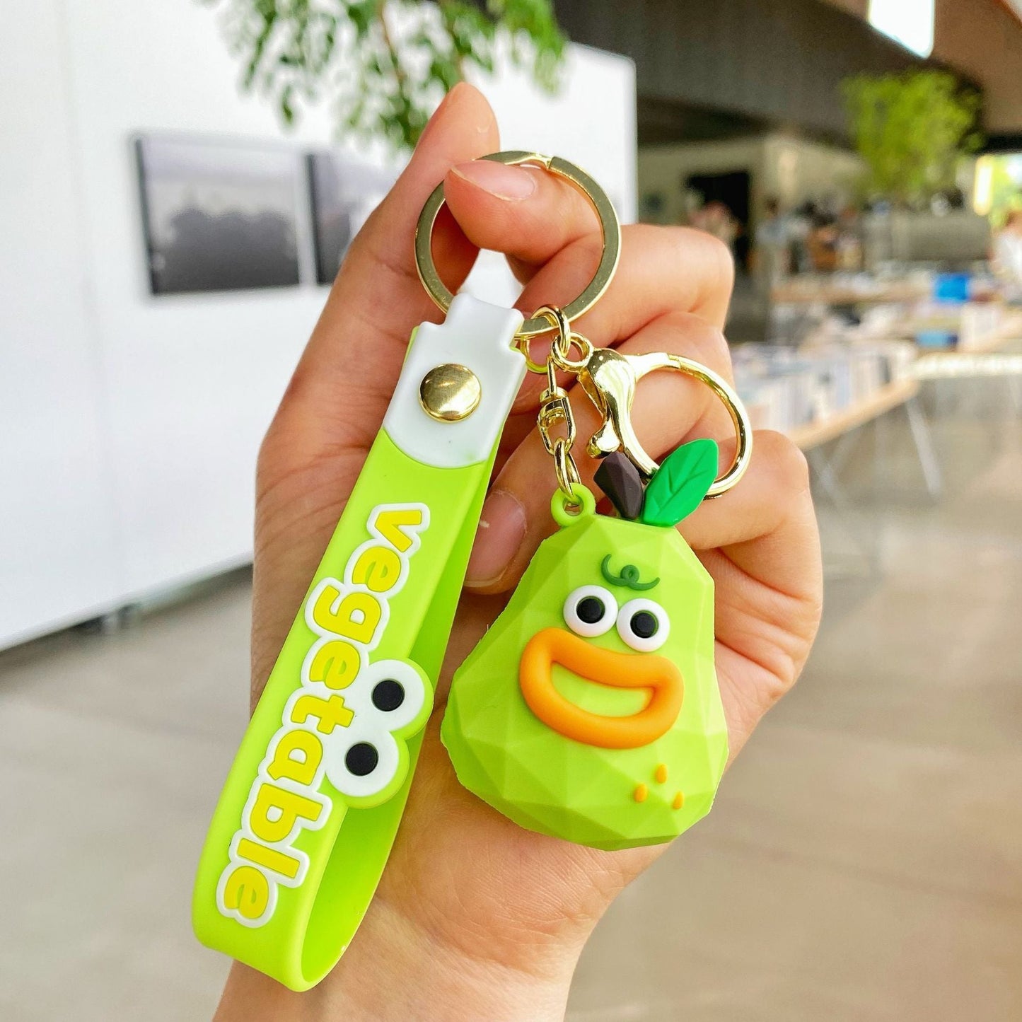 Fruit and Vegetable Series Silicone Keychains