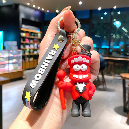 PVC Soft Glue Cute Keychain Creative Keychain