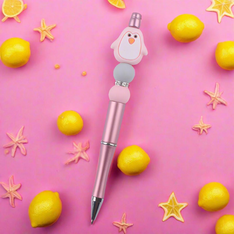 Cartoon Animal Silicone Handmade Beadable Pens