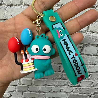 Cartoon PVC Silicone Keychains Creative Keychain
