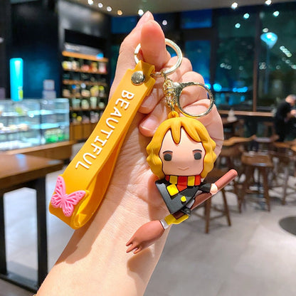 Cartoon PVC Soft Keychains Silicone Creative Keychain