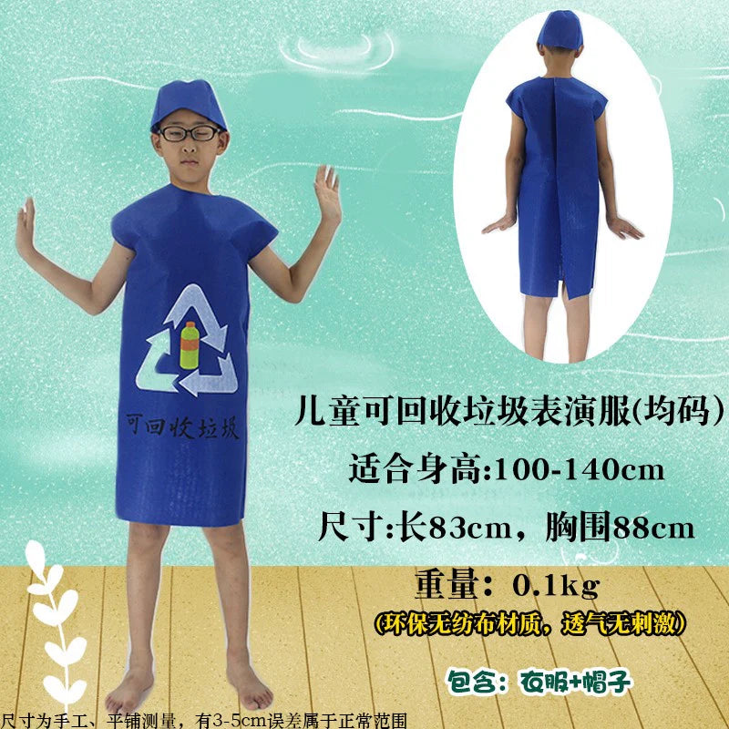 Children's Fruit and Vegetable Costume Environmental-Friendly
