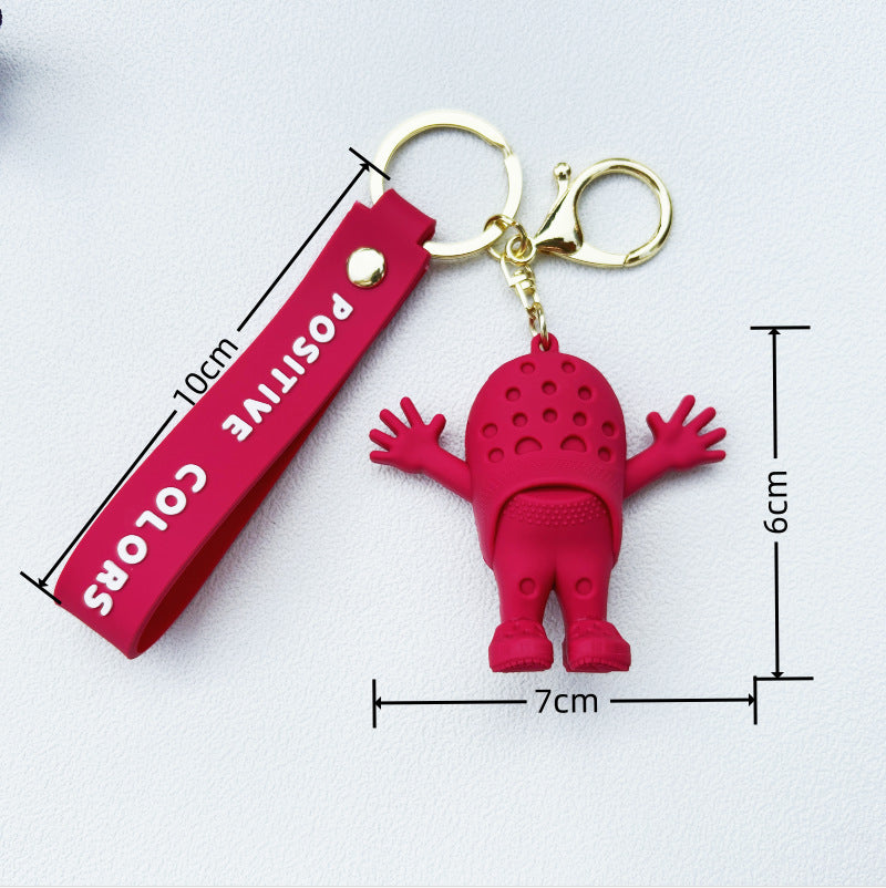Slippers PVC Keychain