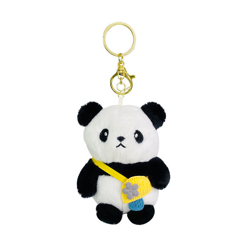 Creative Cute Plush Panda Doll Ornament Keychain