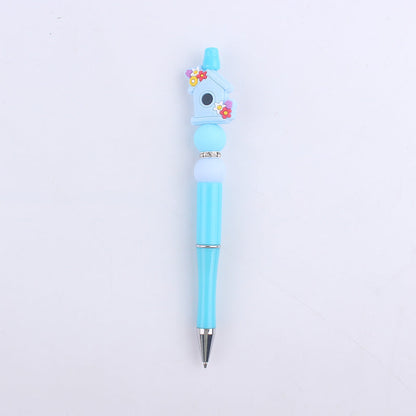 Cartoon Greenhouse Silicone DIY Bead Pen
