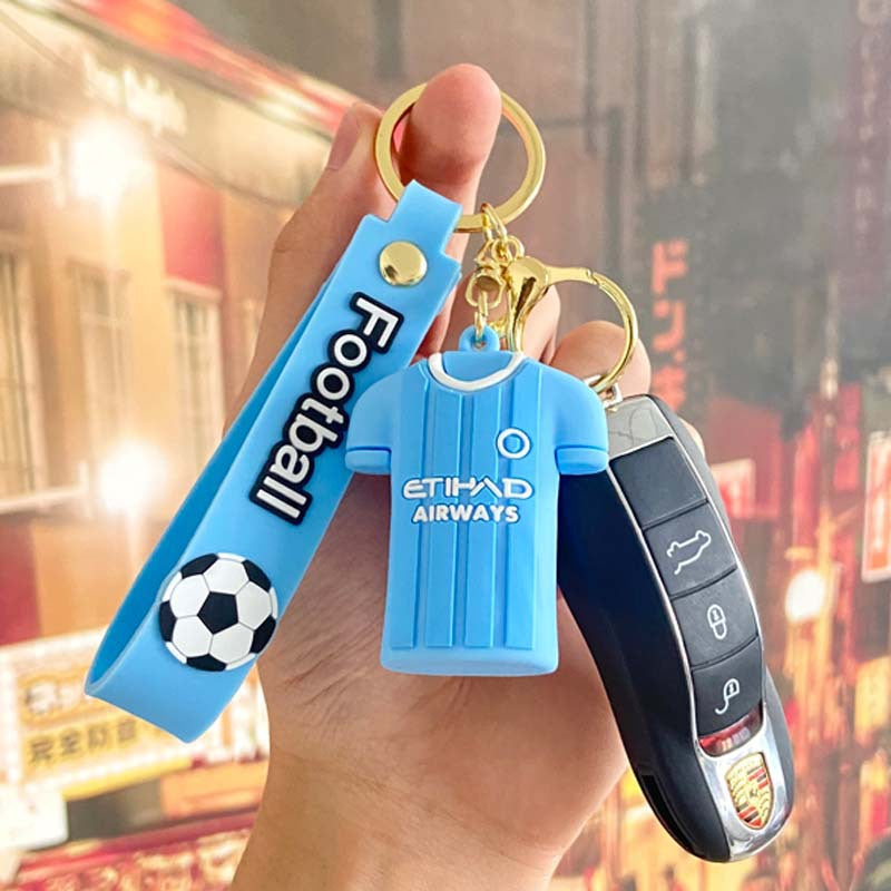 Cartoon Jersey PVC Soft Keychain Creative Keychain