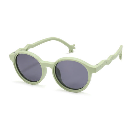 Wholesale Round Frame Sunshade Kids Sunglasses