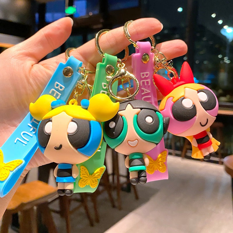 Cartoon Anime PVC Soft Glue Keychain
