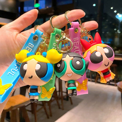 Cartoon Anime PVC Soft Glue Keychain