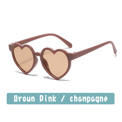 Wholesale Cute Heart Kids Sunglasses AC