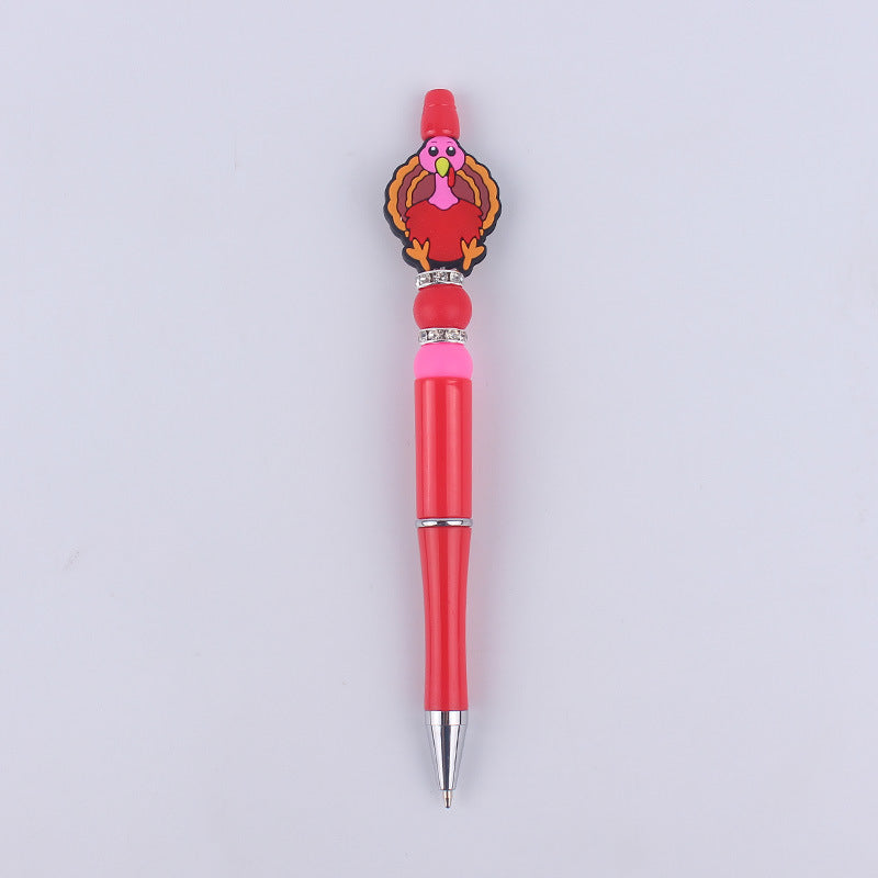 Cartoon Silicone Bead Pens