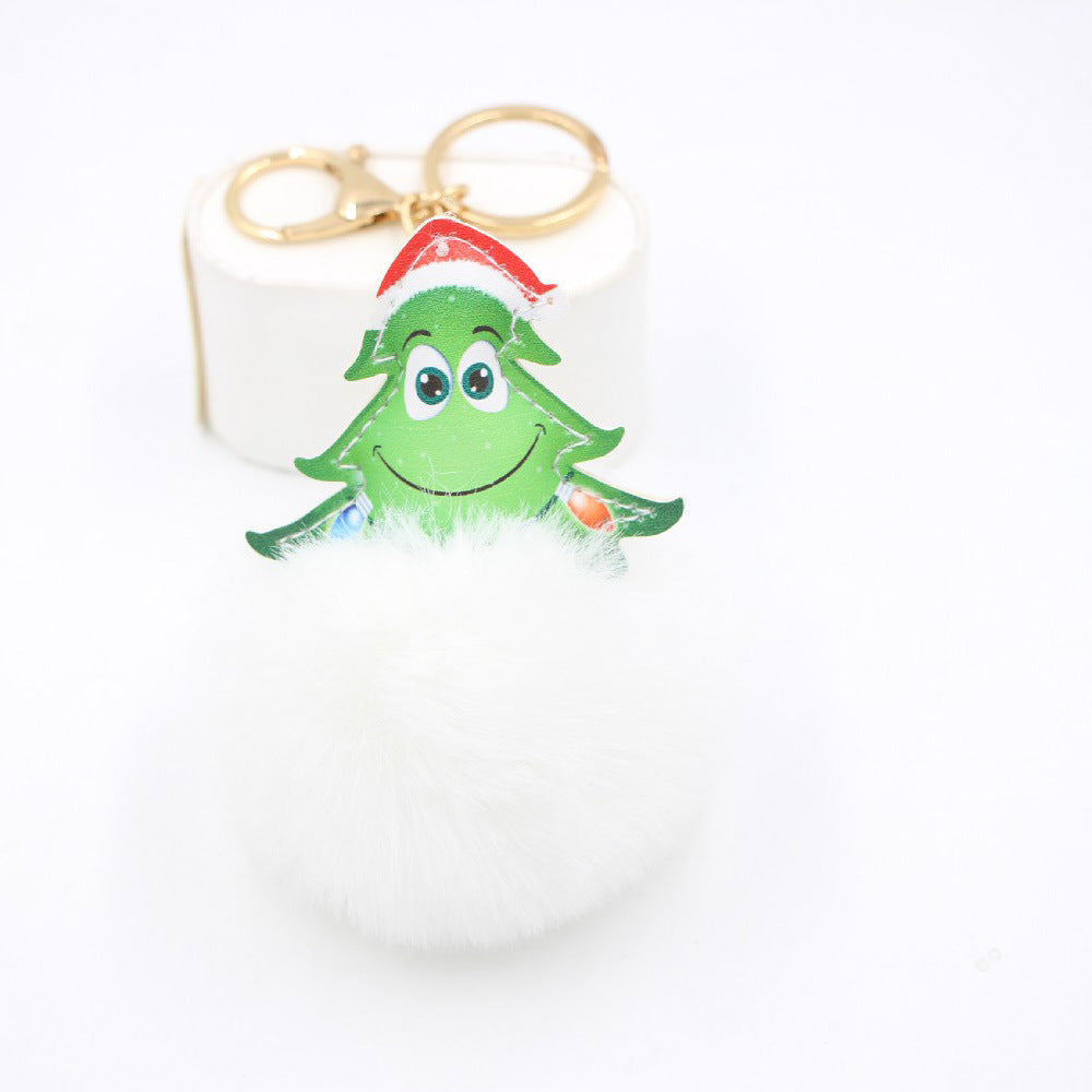 Christmas Tree Plush Keychain