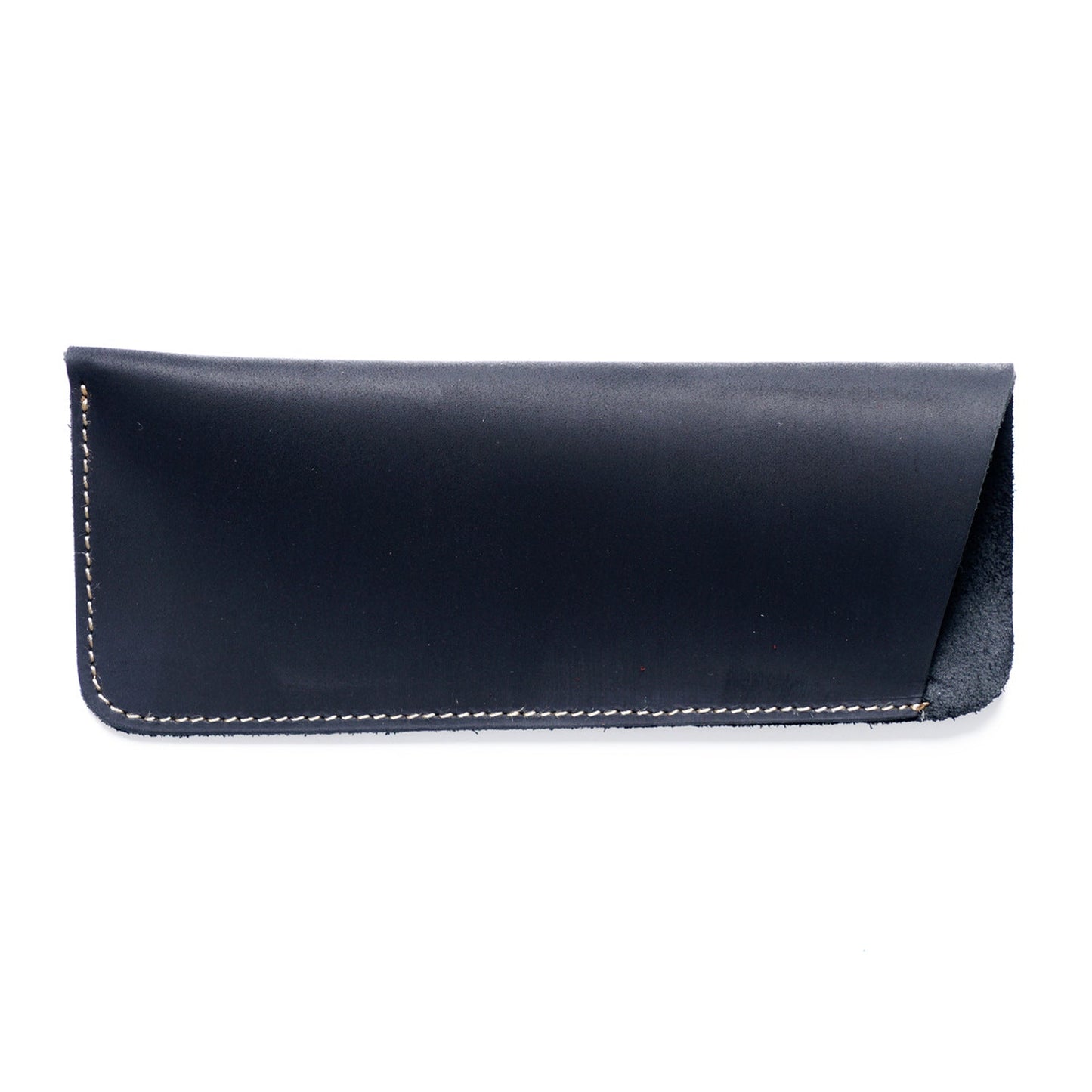 Simple Retro Cowhide Large Capacity Pencil Case