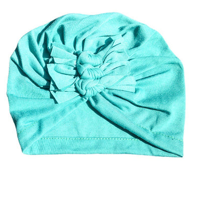 New Bow Baby Hat Spring And Autumn Solid Color Baby Hat Newborn Baby Hat 21 Colors Available Wholesale Baby Hats
