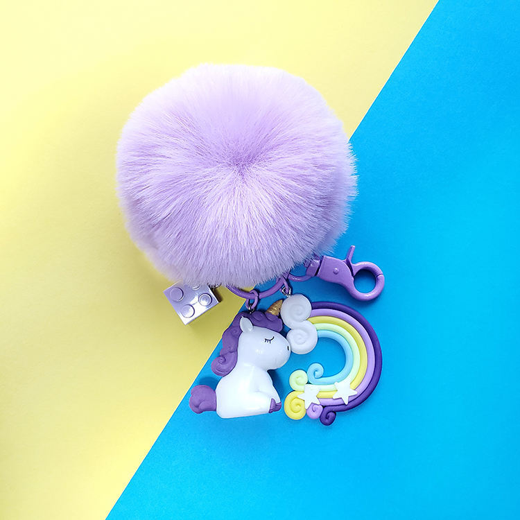 Fur Ball My Little Pony Resin Keychain