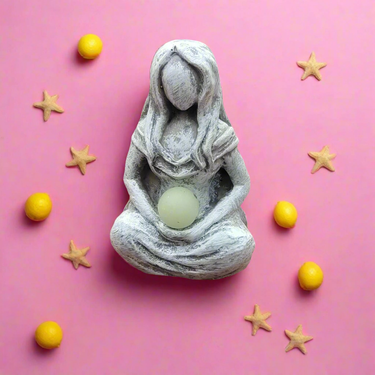 Resin Statue Moon Goddess Mother Earth Ornament