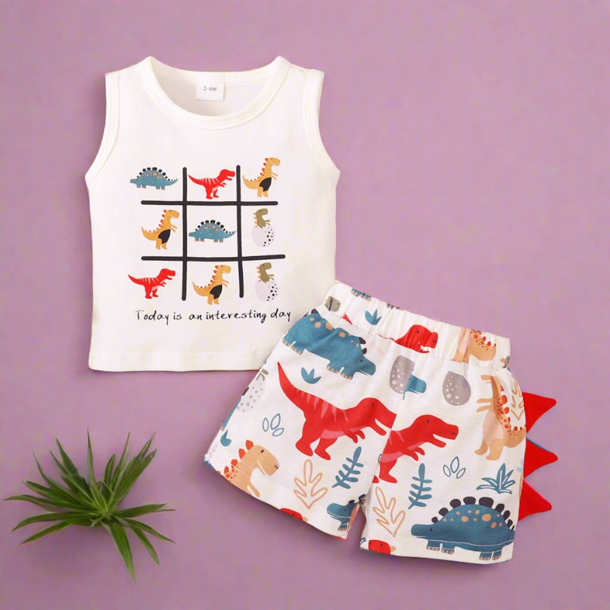 Boys Cotton Clothes Two-piece Set