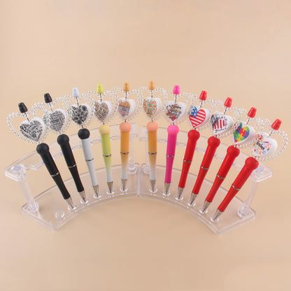 DIY Cartoon Love Silicone Color Plastic Ballpoint Pen
