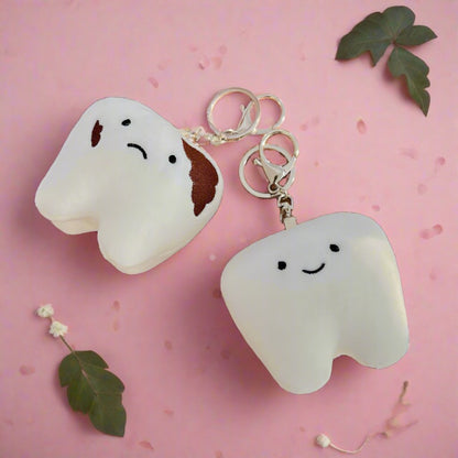 Tooth Doll Plush Keychain