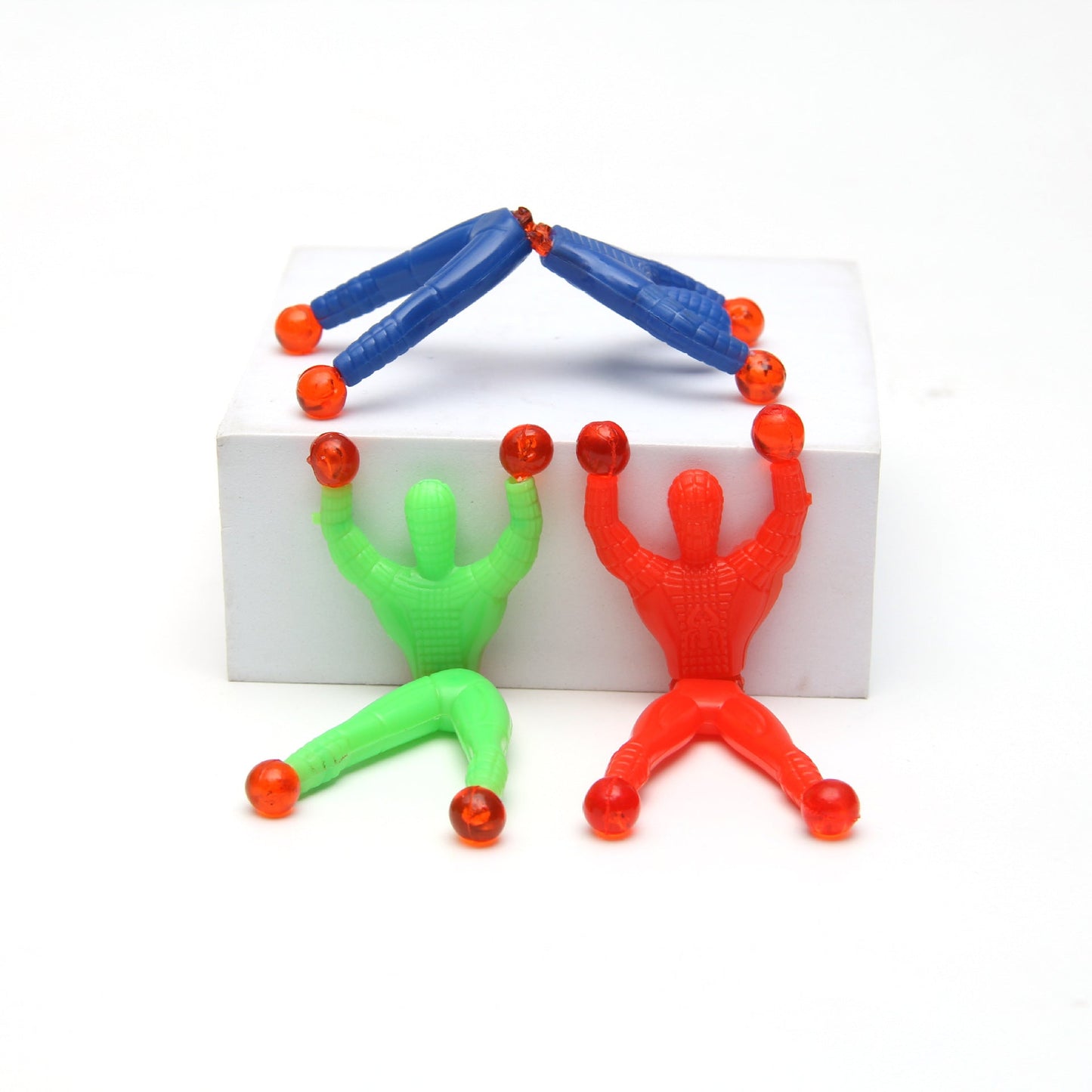 Wholesale 50pcs Small Size Spider Man Wall Climbing and Wall Sticking Man