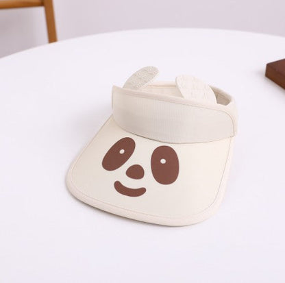 Summer Children's Cotton Cartoon Panda Empty Hat