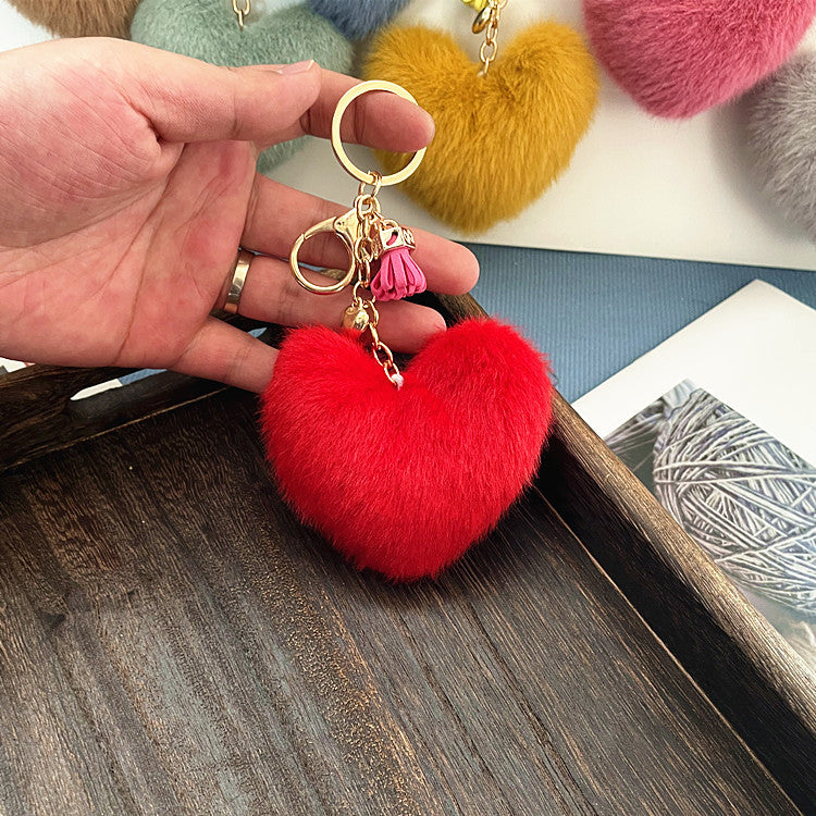 Tassel Love Plush Keychains