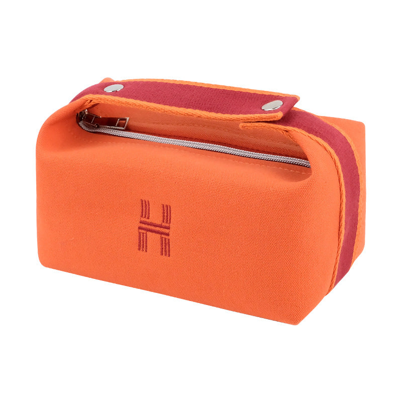 Travel Toiletry Bag Large Capacity Canvas Portable Storage Cosmetic Bag