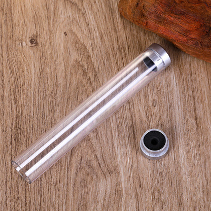 Plastic Transparent Cylinder Rectangular Triangle Pen Box Gift Box