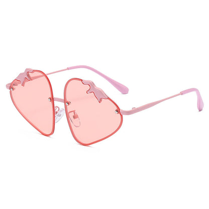 Resin Cartoon Strawberry Sunglasses