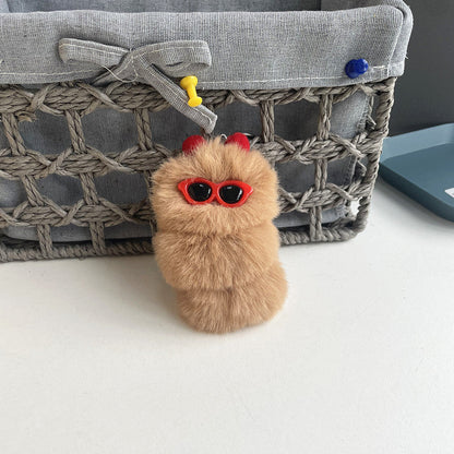 of New Cute Fruit Colored Cartoon Plush Caterpillar