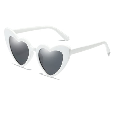 Children's Retro Personality Love Style Anti-ultraviolet Sunglasses