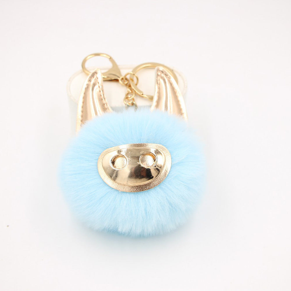 Shiny Cute Pig Plush Ball Bag Accessories Pendant