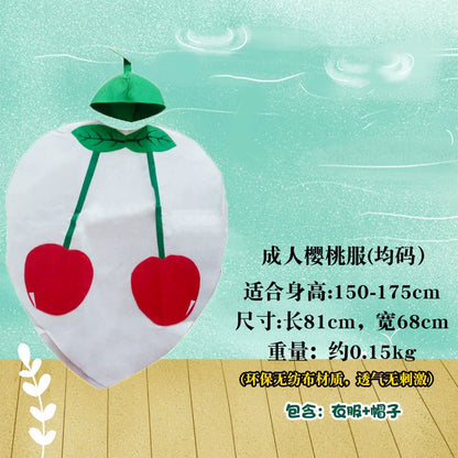 Children's Fruit and Vegetable Costume Environmental-Friendly