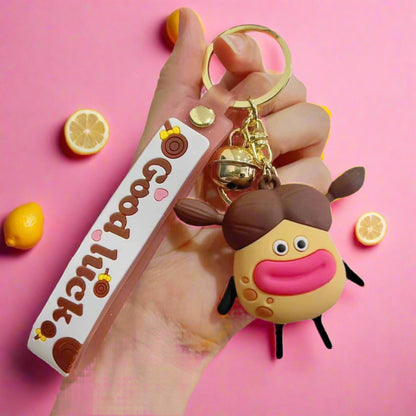Creative Keychain Cute Sausage Mouth Doll PVC Keychains