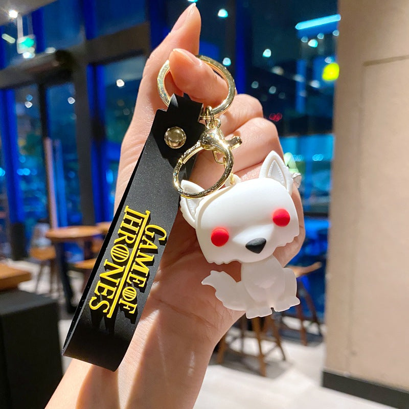 Cartoon PVC Soft Keychains Creative Keychain