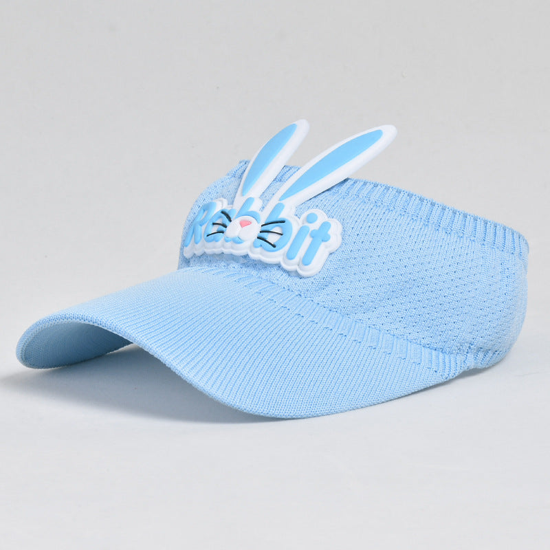 Polyester Summer Children Cartoon Rabbit Empty Top