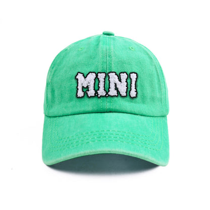 Polyester Mini Letter Kids Baseball Cap