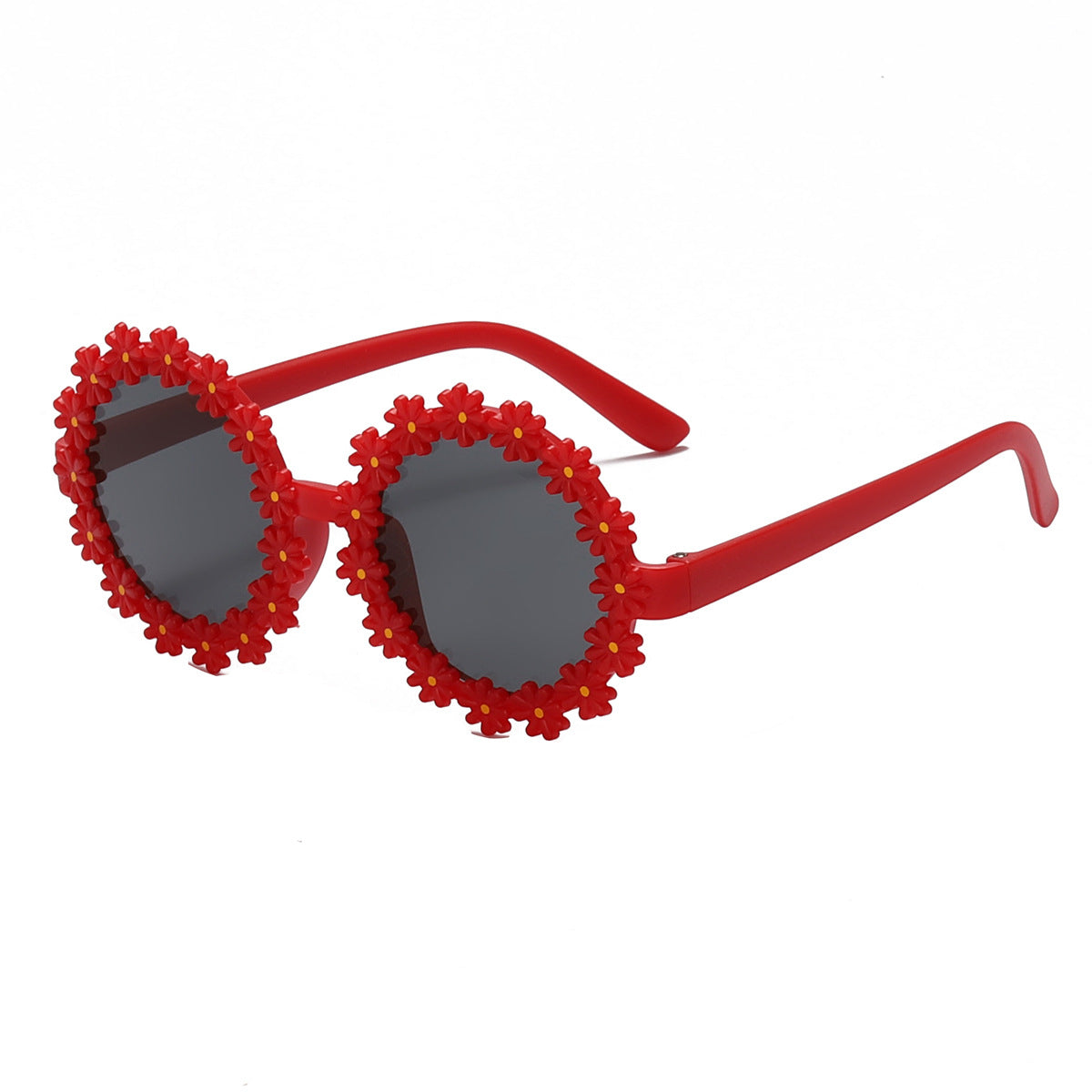 Wholesale Cute Cartoon Flowers PC Kids Sunglasses