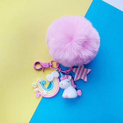 Fur Ball My Little Pony Resin Keychain